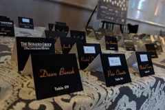 75th gala name cards