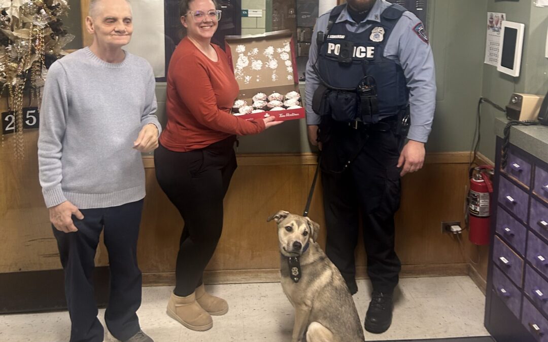 Cheektowaga Police Department Brings Sweet Treats and Smiles to the 7 Community Drive Day Hab Program!