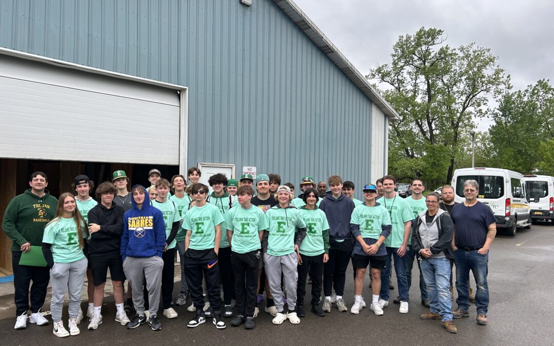 West Seneca East Students Build and Beautify Garden Boxes for Aspire of WNY!
