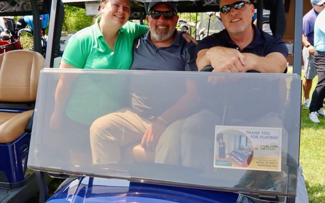 Aspire of WNY Swings for a Cause at Going Fore the Green 2025!